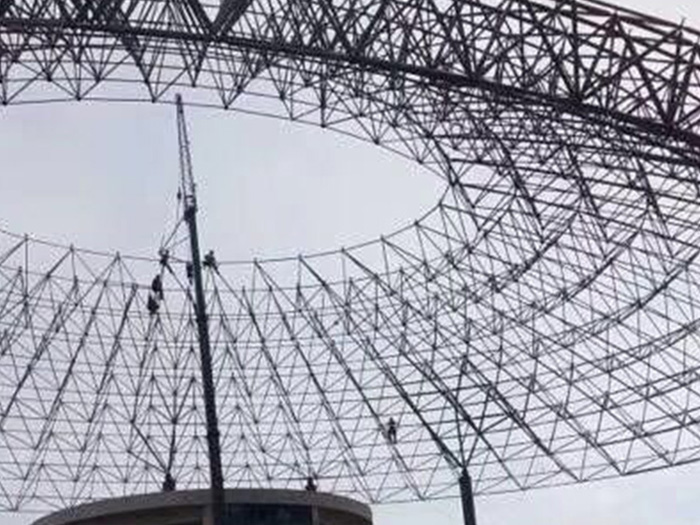 沅江篮球馆球形网架厂家价格